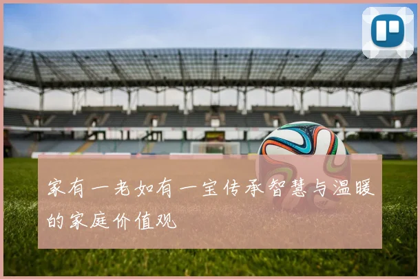 家有一老如有一宝传承智慧与温暖的家庭价值观
